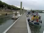 27th stop TOURNUS, the floating pontoon, a heavy rainy day, 